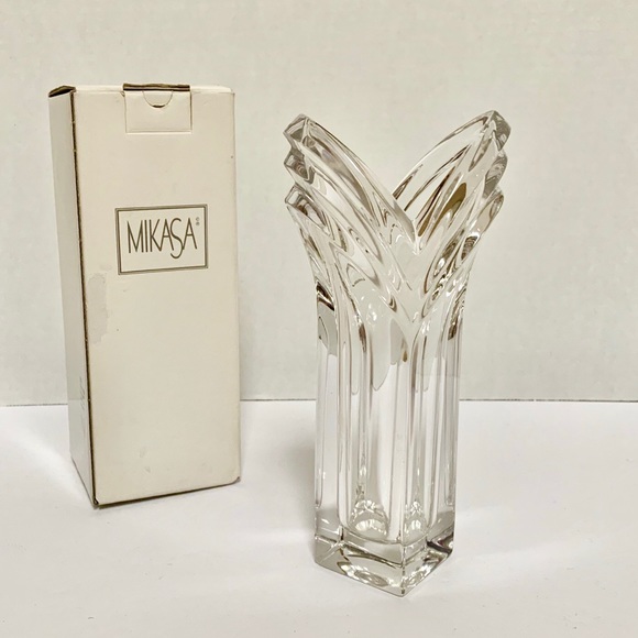 Mikasa Accents Mikasa Deco Crystal Vase Poshmark